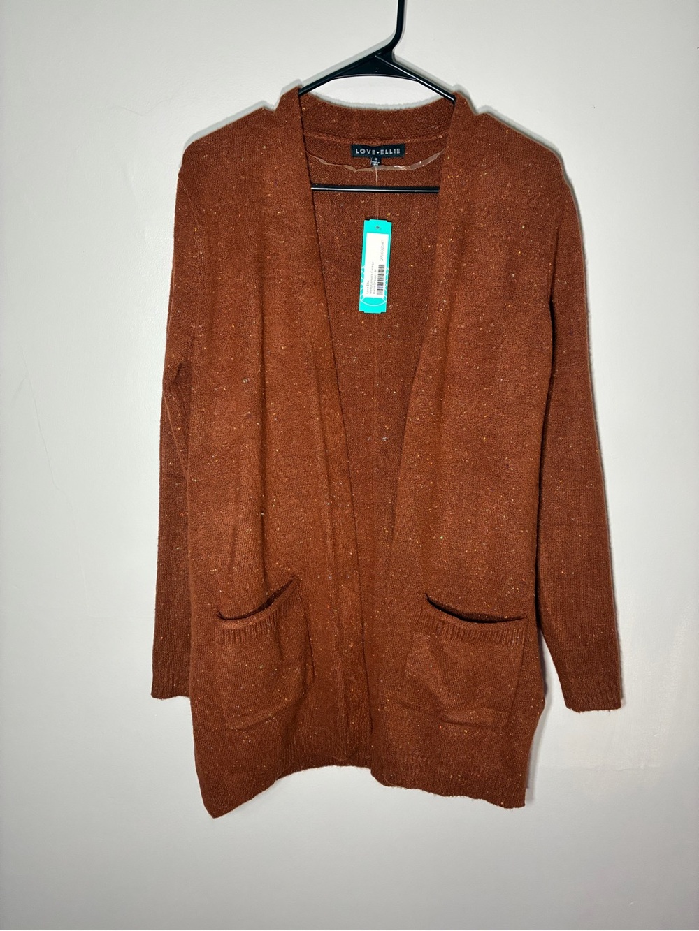 Love Ellie women’s medium burnt orange layering cardigan